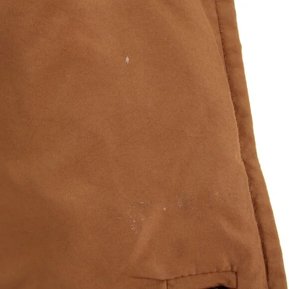 Luciano Barbera NWD Down Puffer Vest Size 50 (US M) in Brown 100% Polyester